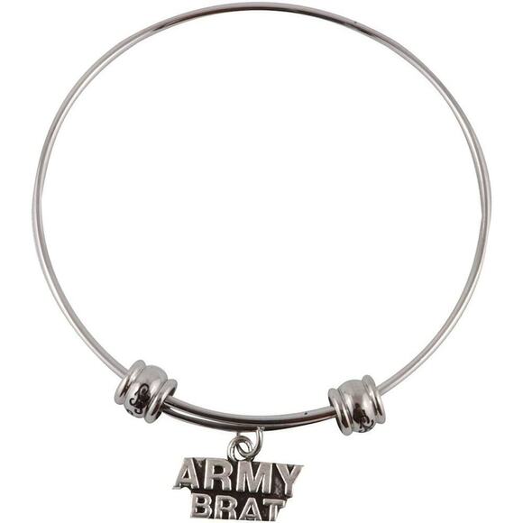 Army Brat Bangle Bracelet Jewelry - Picture 1 of 4